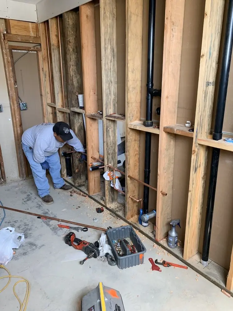 Commercial rough-in plumbing for Gas Line Repair in Chateau Bayonne
